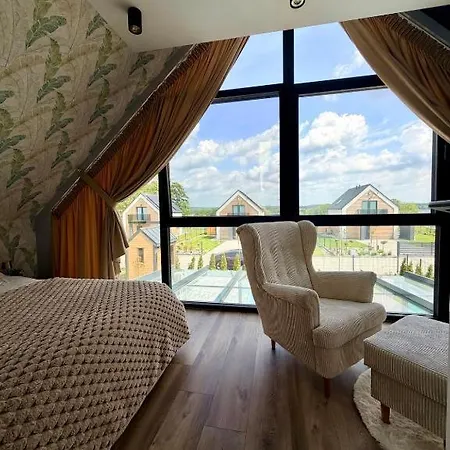 Ferienhaus Enklawa Dudki Dom Z Basenem I Sauna