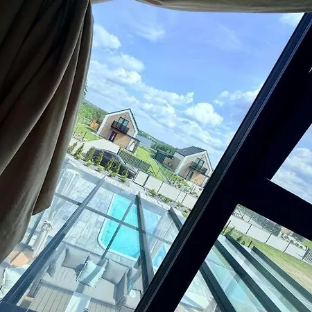 Enklawa Dudki Dom Z Basenem I Sauna Giże