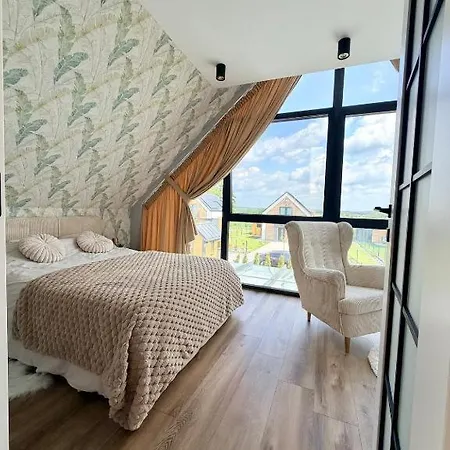 Ferienhaus Enklawa Dudki Dom Z Basenem I Sauna Giże