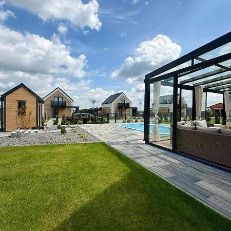 Ferienhaus Enklawa Dudki Dom Z Basenem I Sauna